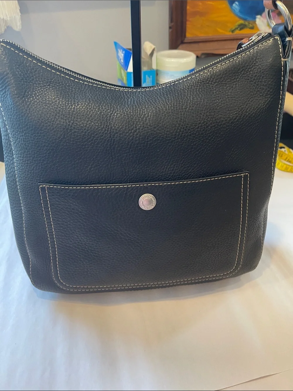 Coach Classic Black Leather Shoulder Bag -  Coach Chelsea Shoulder Bag Y2K